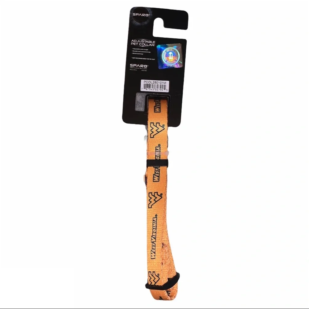 West Virginia University WVU Yellow Dog Collar